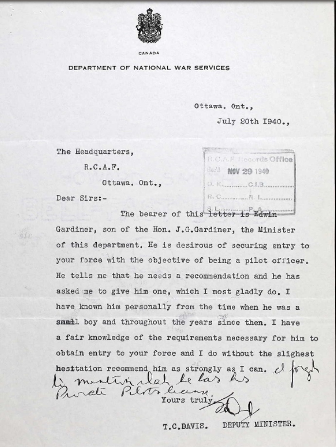 Letter of recommendation