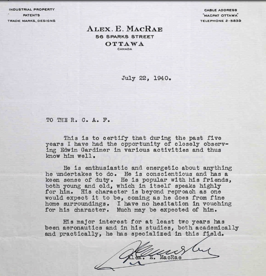 Letter of recommendation