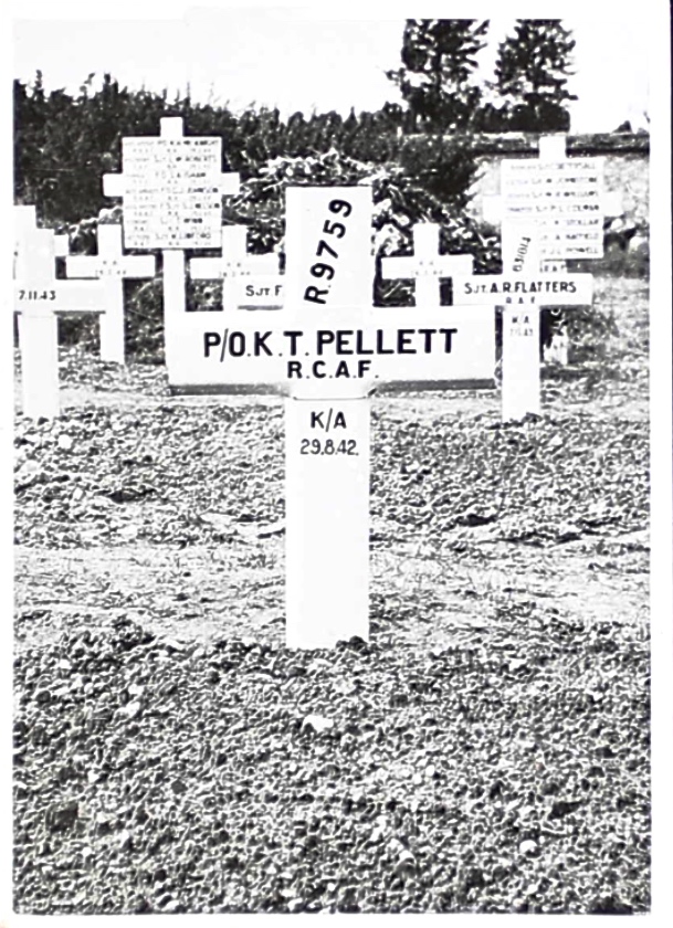 Temporary grave marker