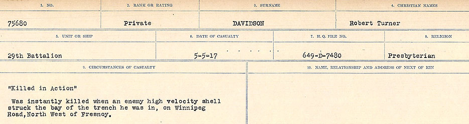 Circumstances of death registers