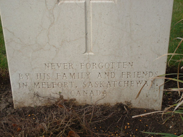 Inscription on Grave marker