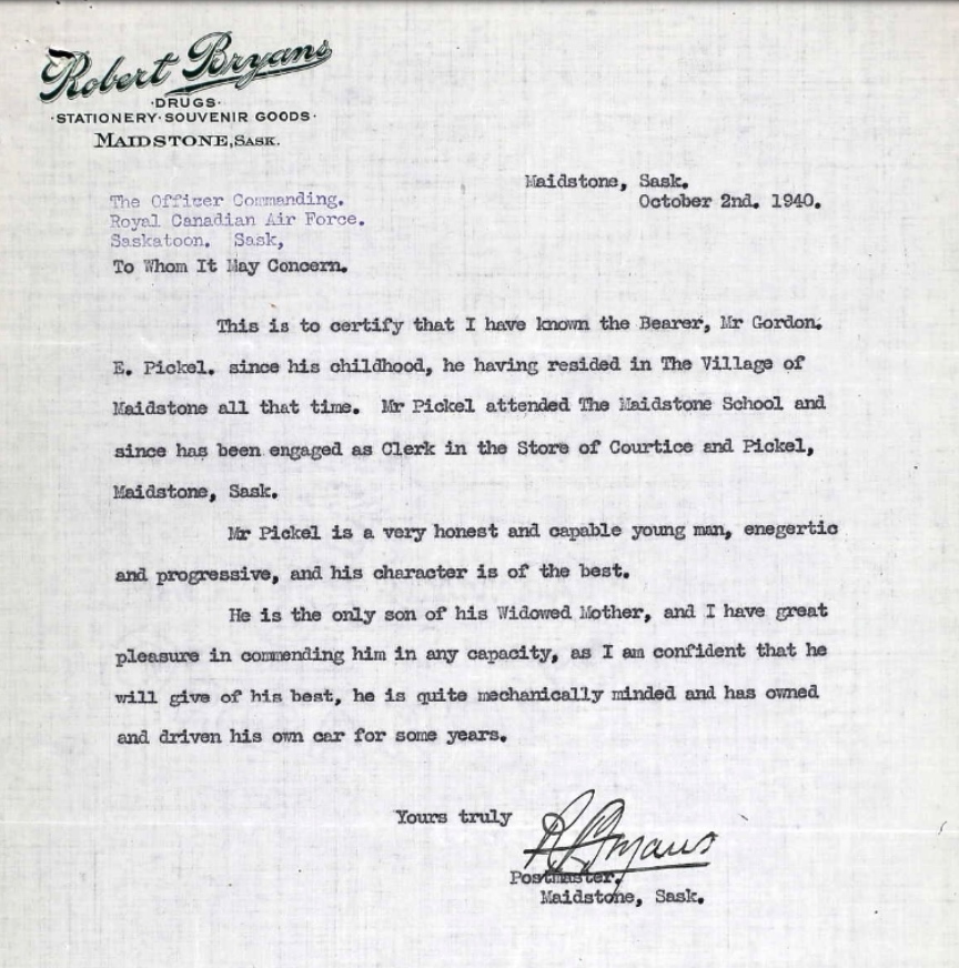 Letter of recommendation