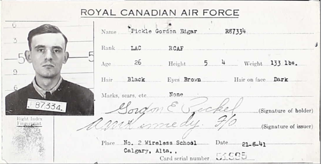 Photo of GORDON EDGAR PICKEL