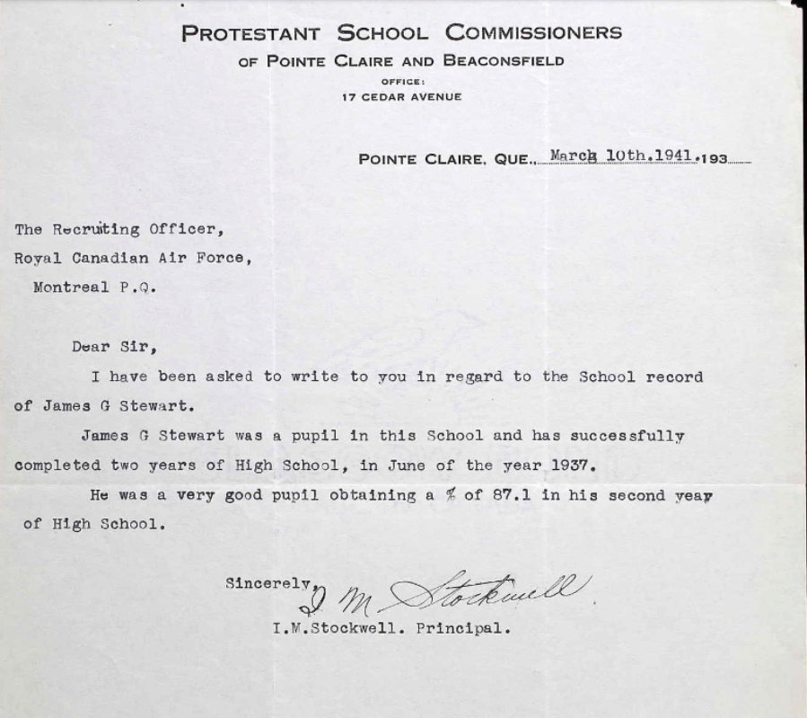 Letter of recommendation