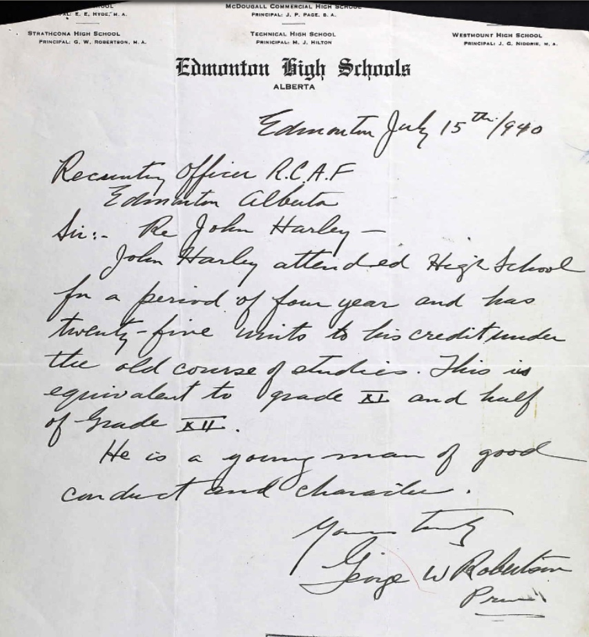 Letter of recommendation