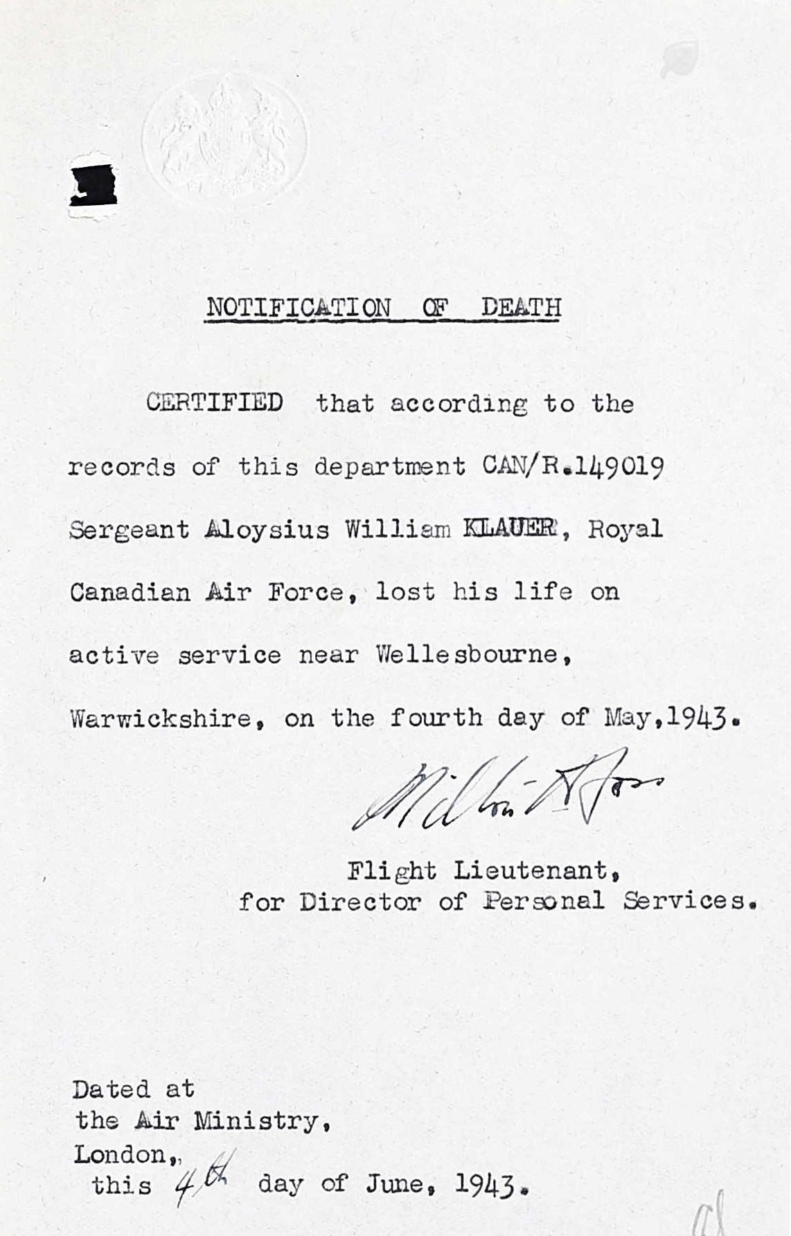 Circumstances of death registers