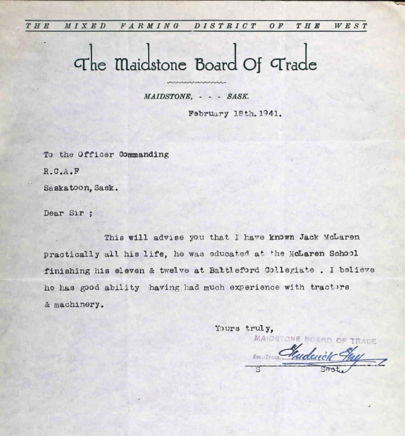 Letter of recommendation