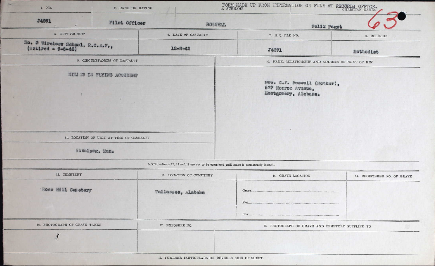 Circumstances of death registers