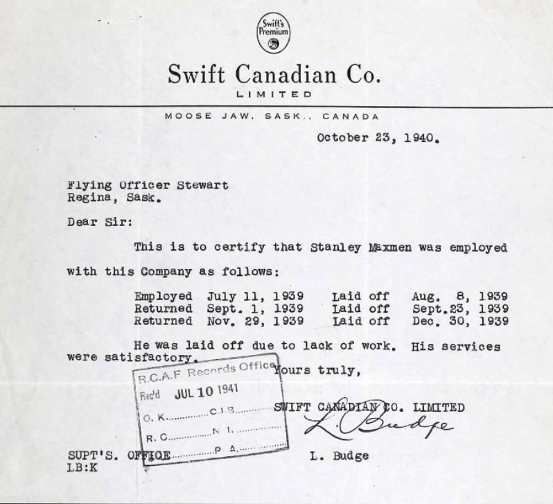 Letter of recommendation