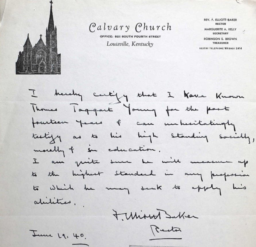 Letter of recommendation