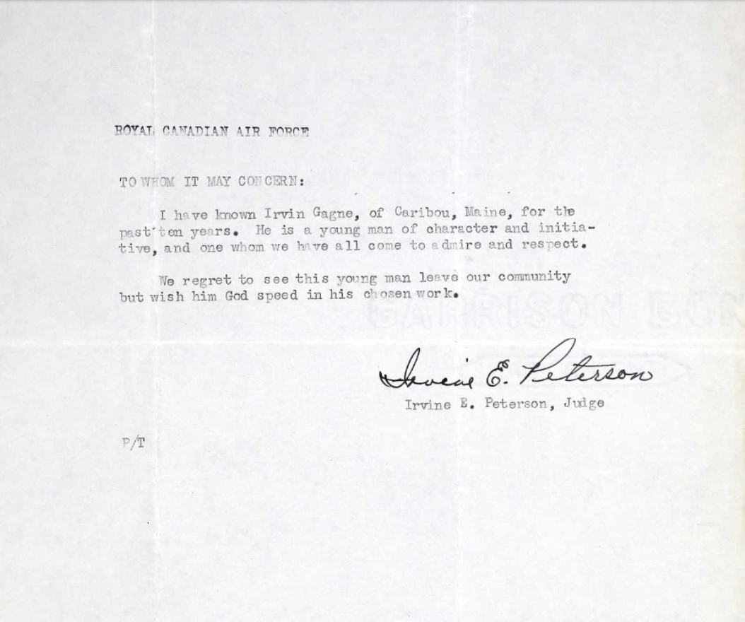 Letter of recommendation