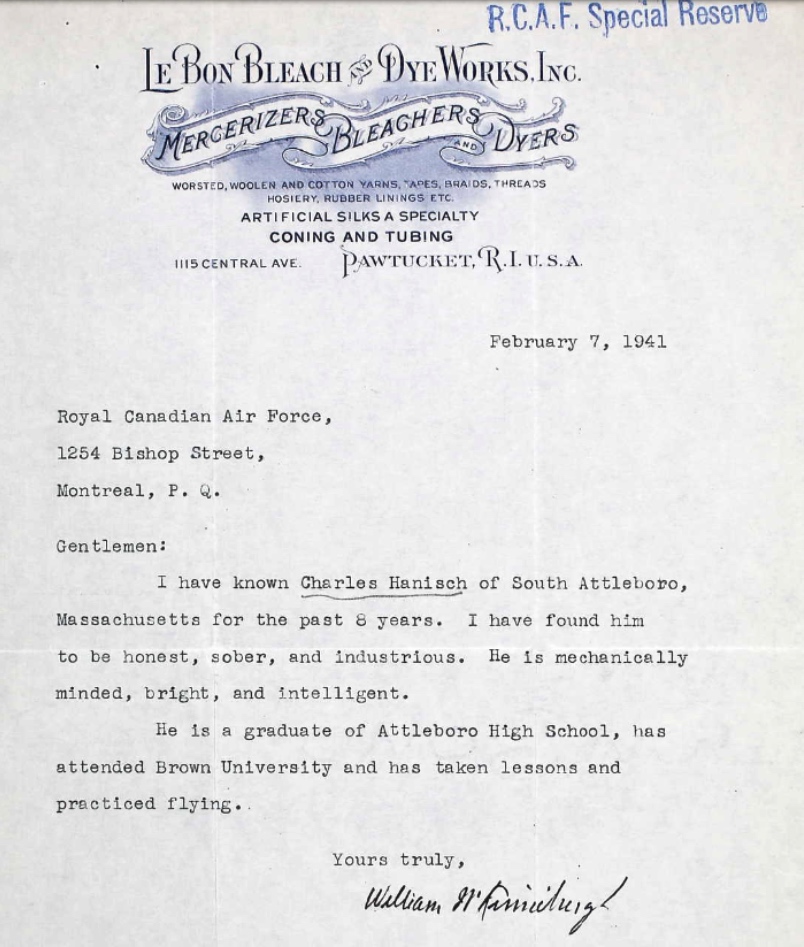 Letter of recommendation