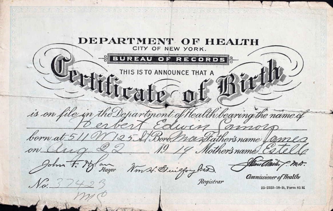Birth Certificate