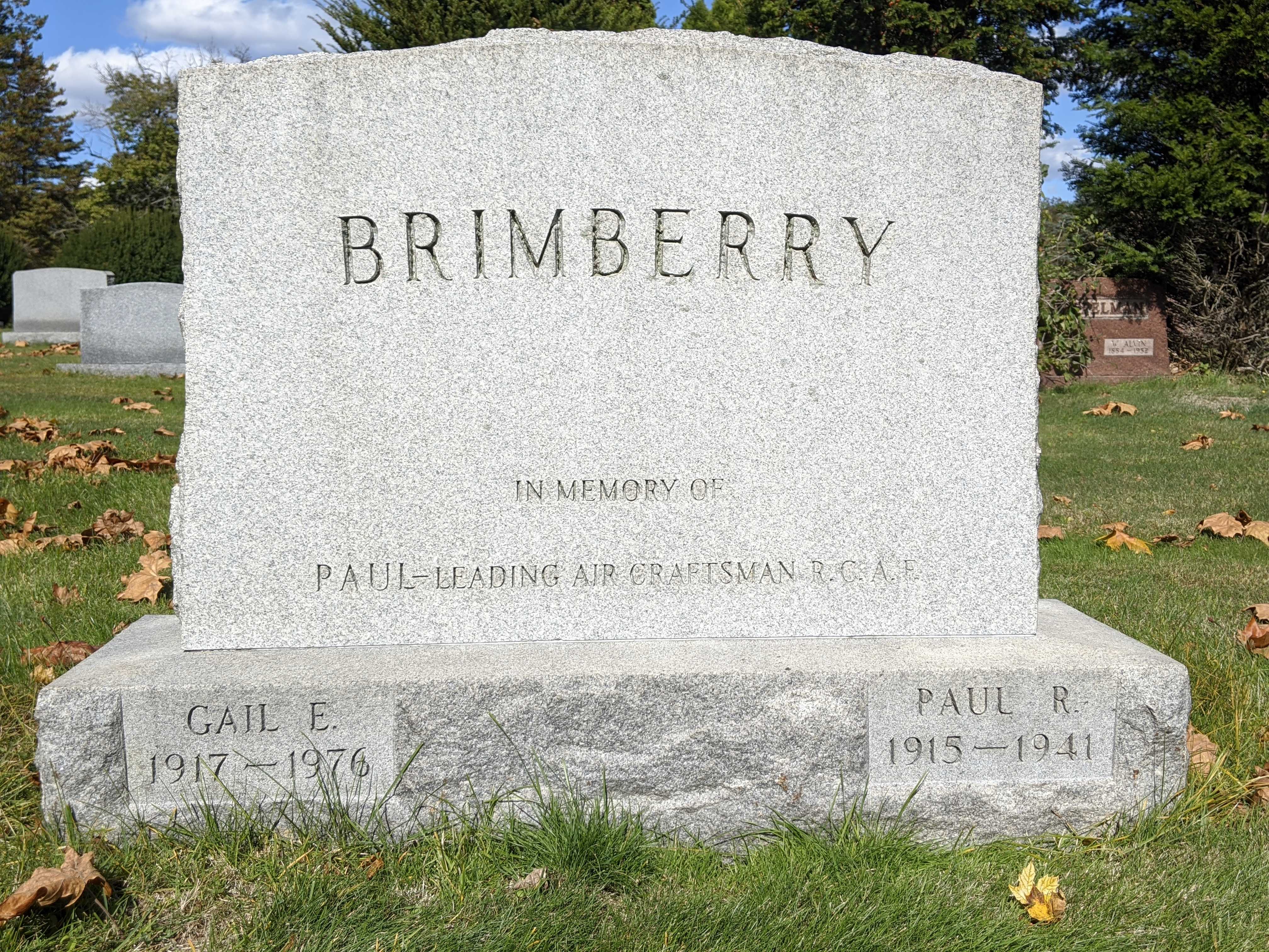 Grave marker