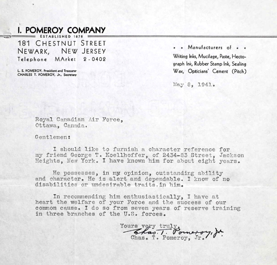 Letter of recommendation