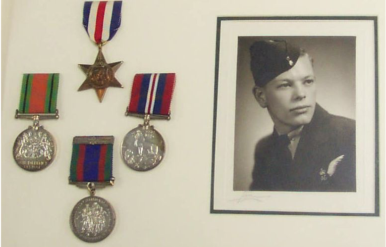 Photo of Patrick Clifford Doherty and medals