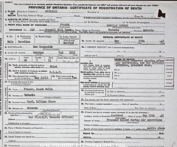 Death Certificate