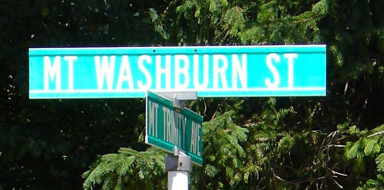 Street sign in Fernie.