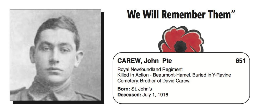 Photo of JOHN JOSEPH CAREW