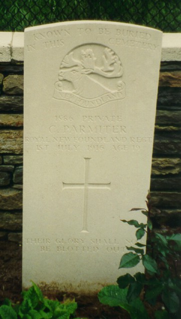 Cecil Parmiter's Tombstone