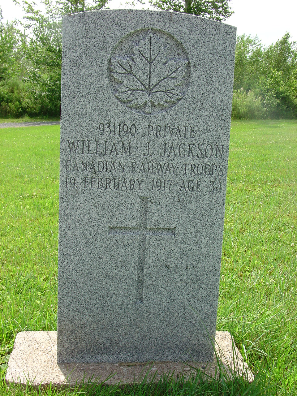 Grave marker