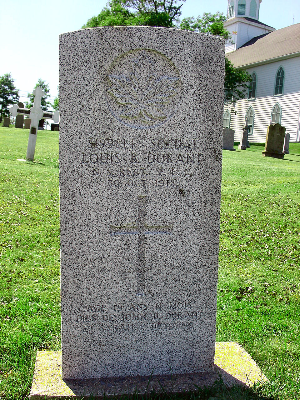 Grave marker