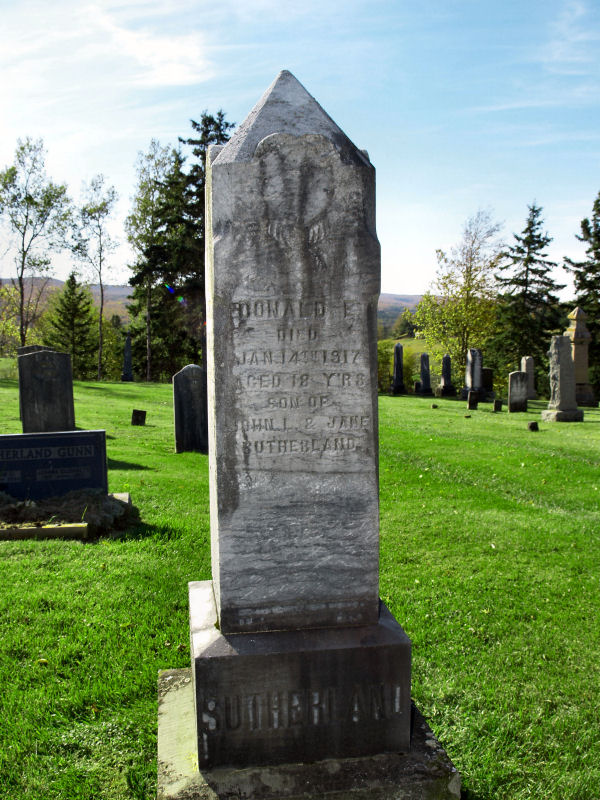 Grave marker
