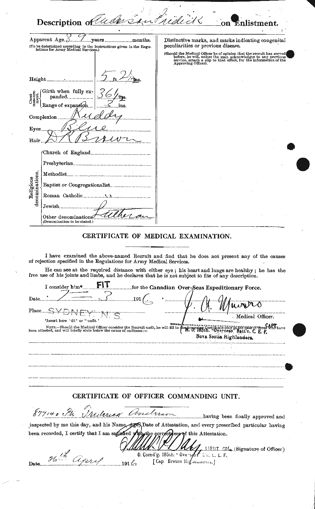 Attestation papers