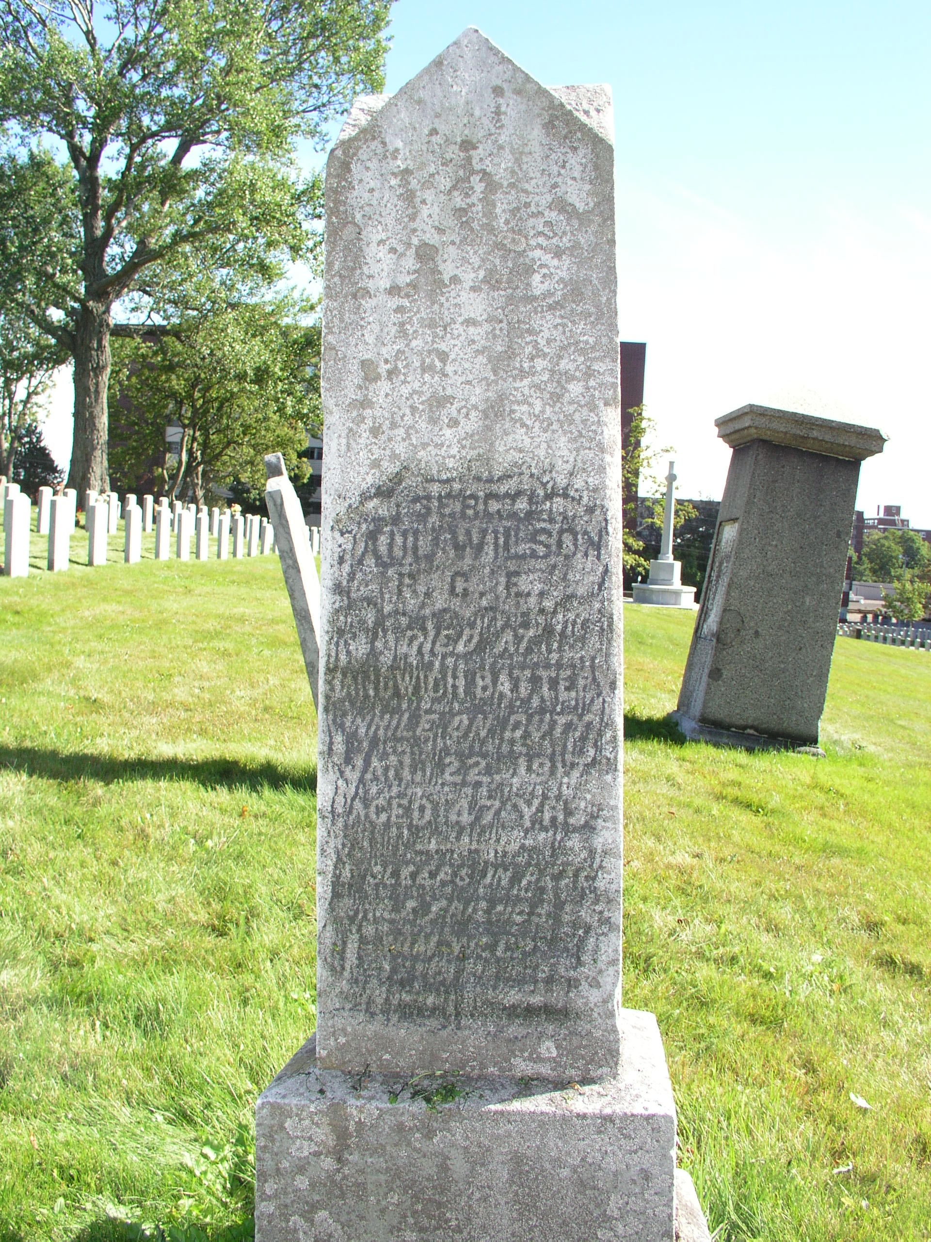 Grave marker