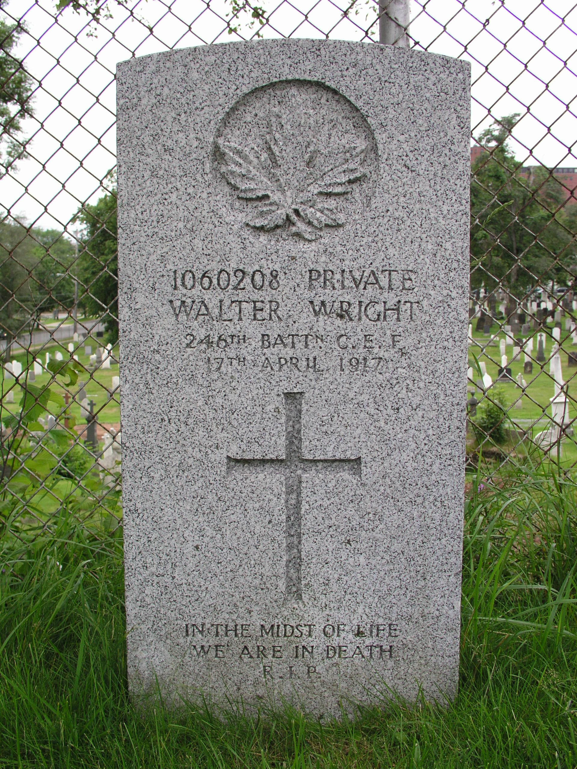 Grave marker