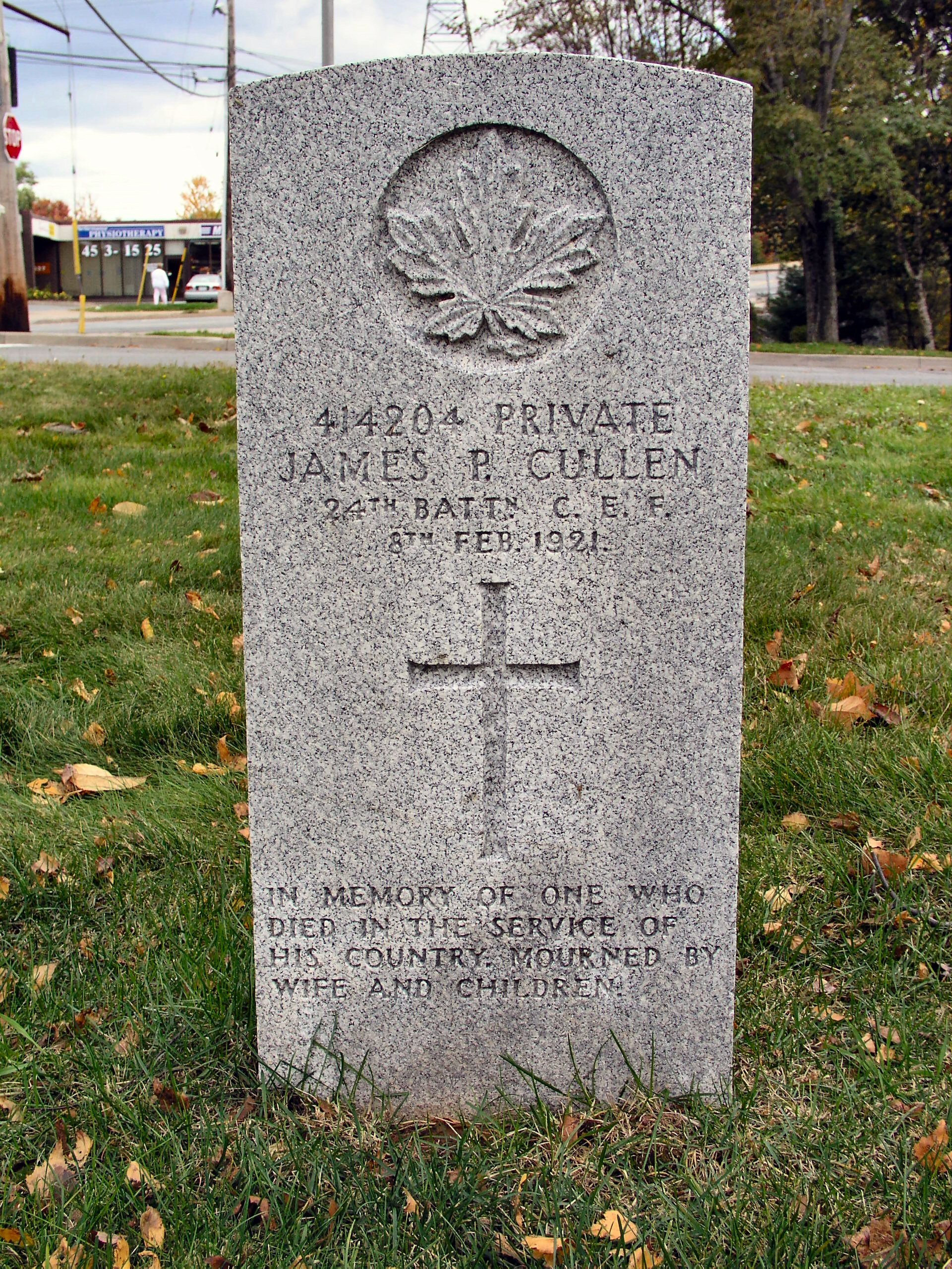 Grave marker