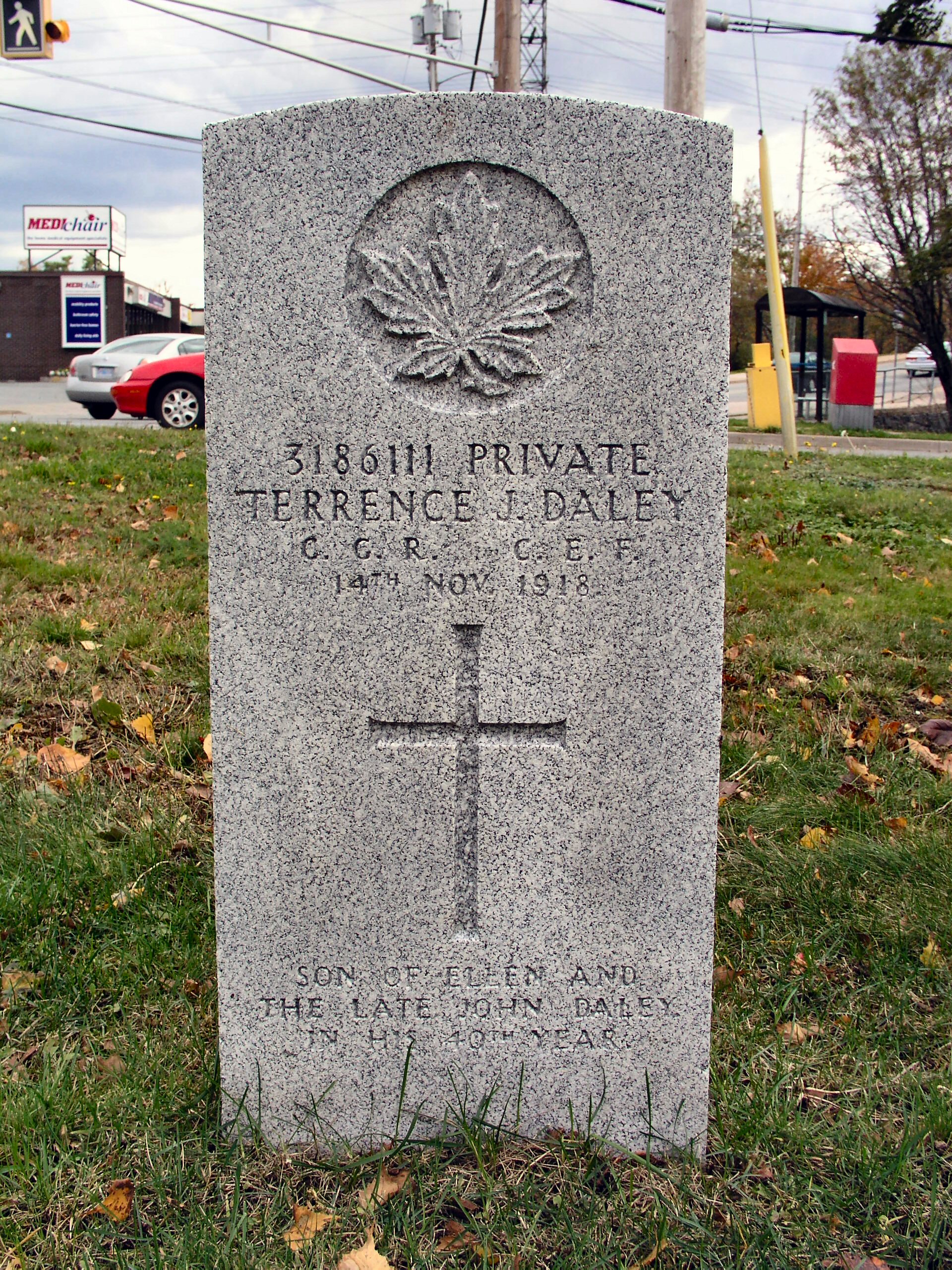 Grave marker