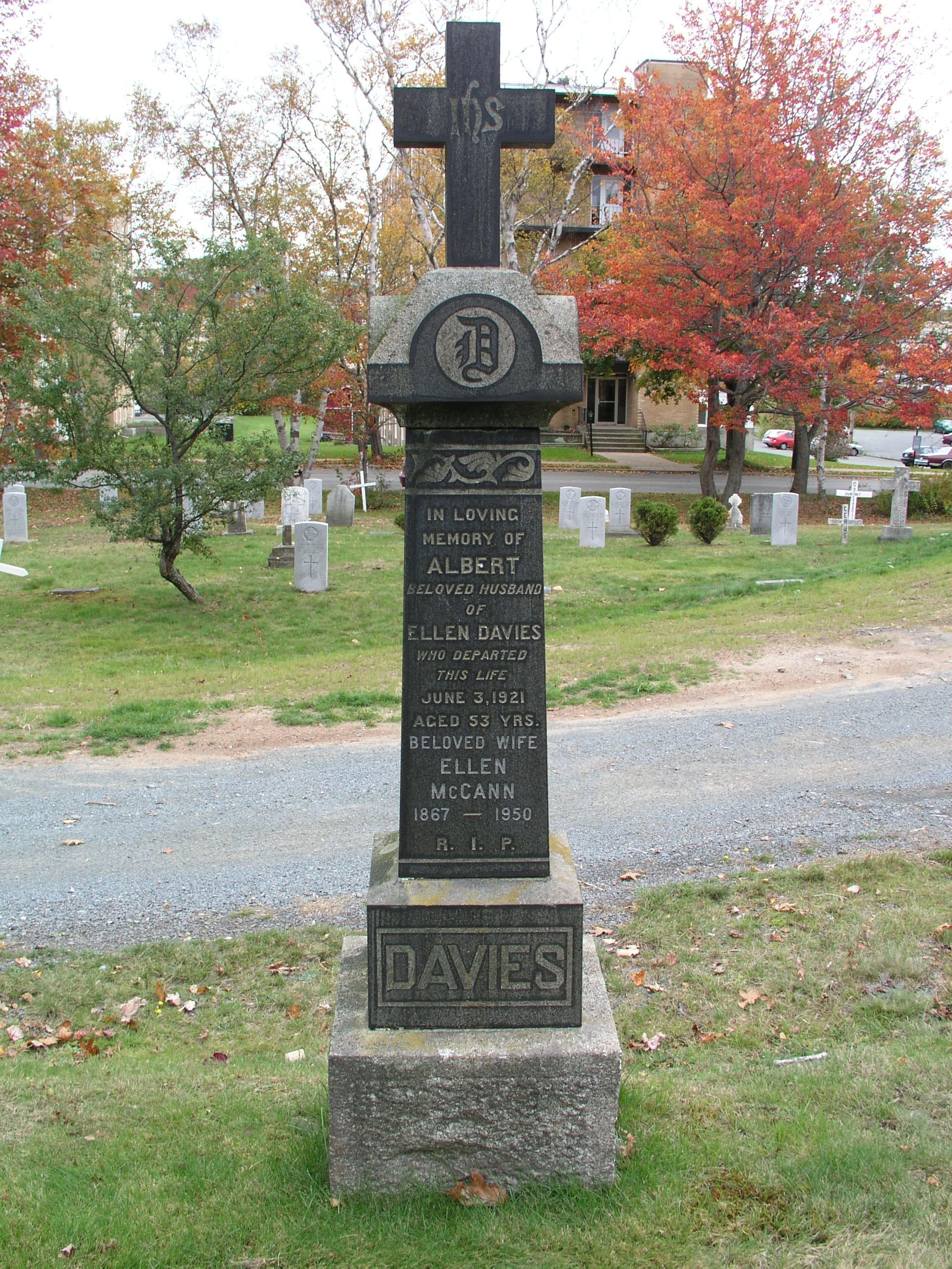 Grave marker