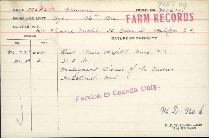 Circumstances of Death Registers