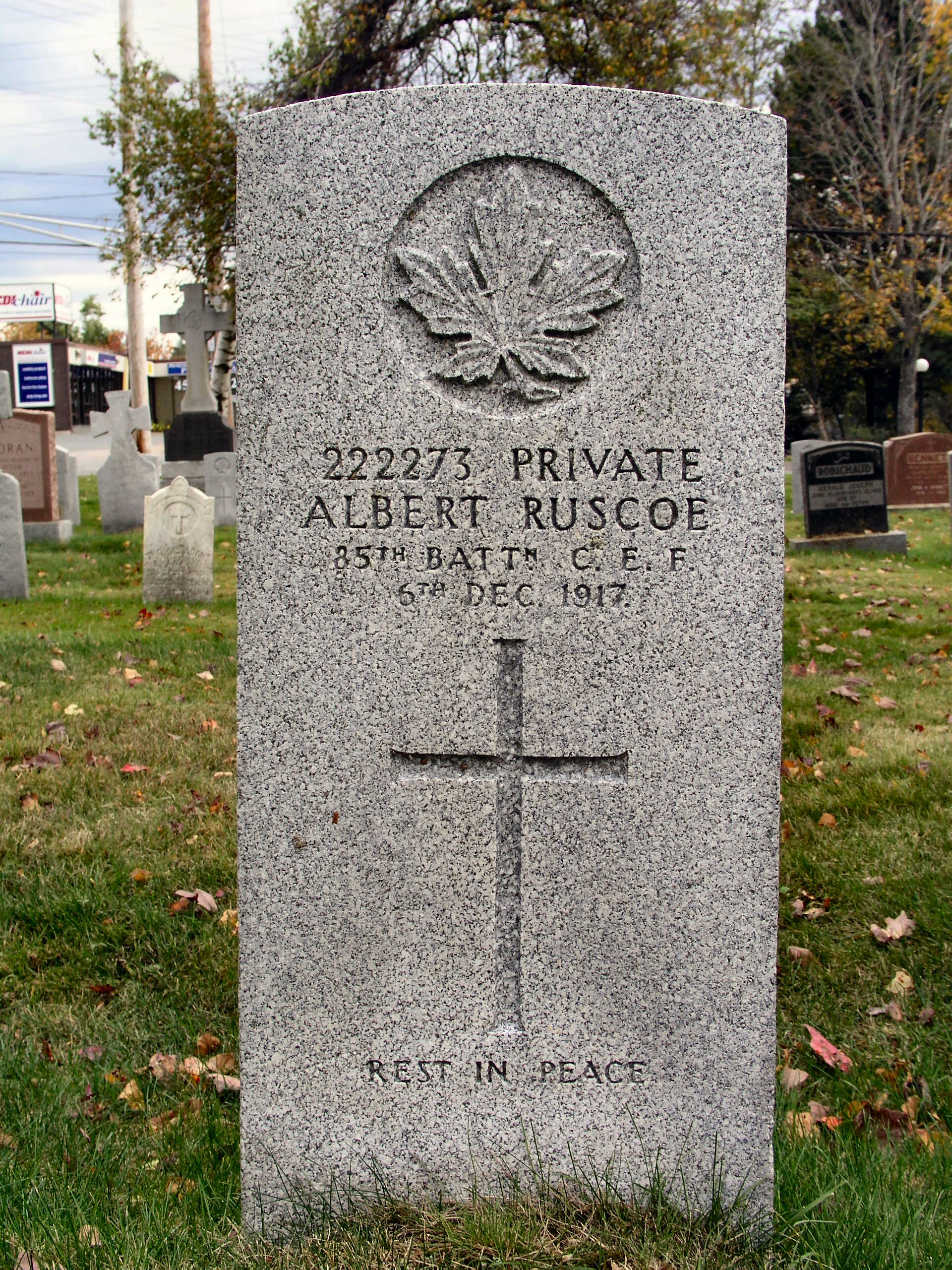 Grave marker