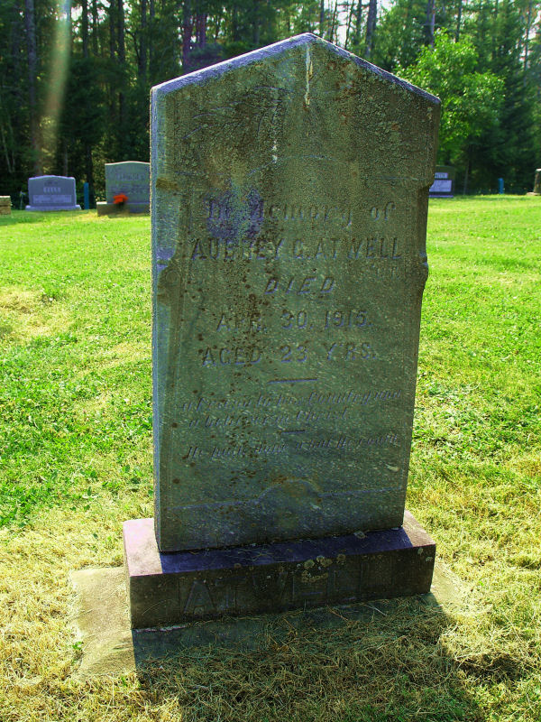 Grave marker
