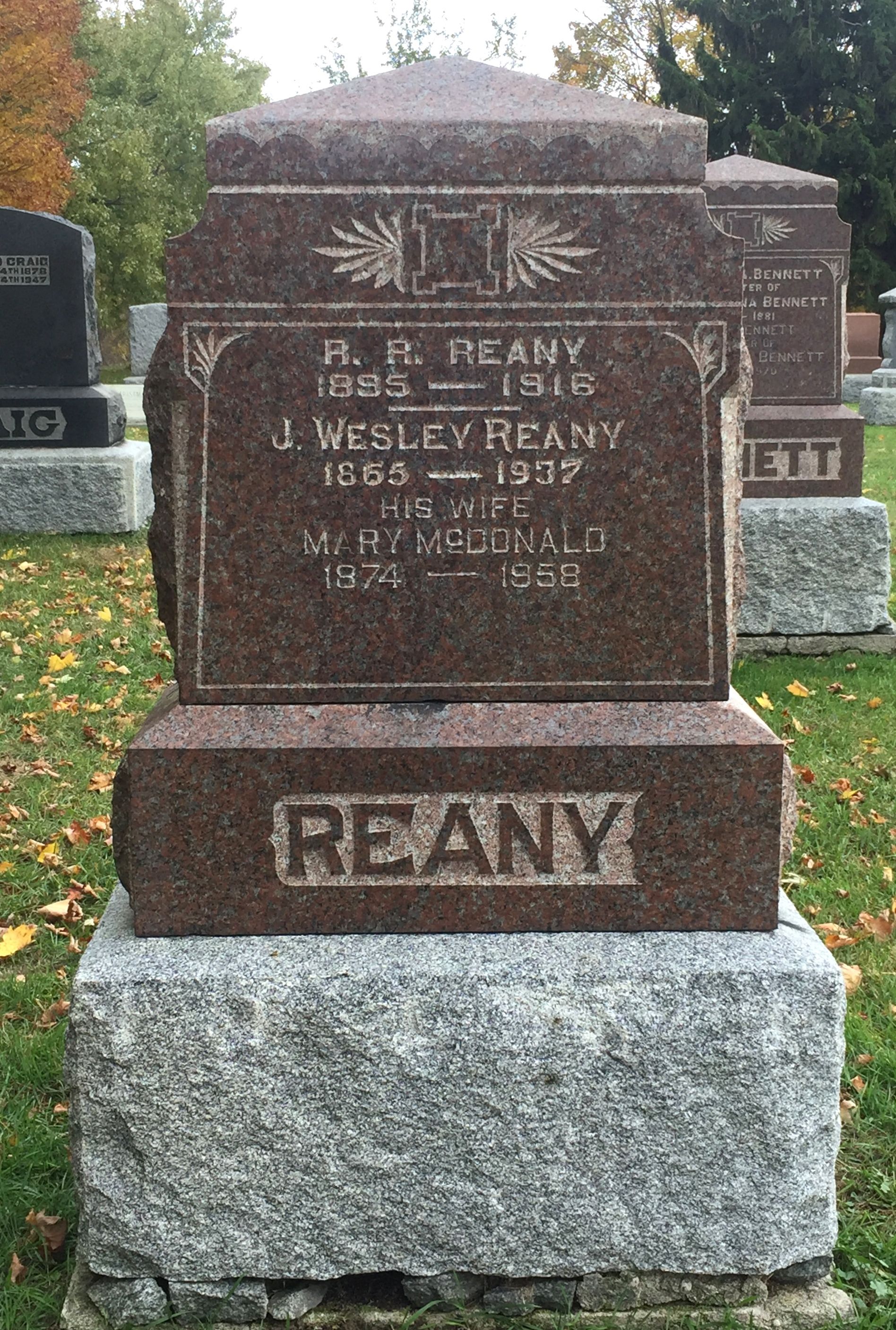 Grave marker