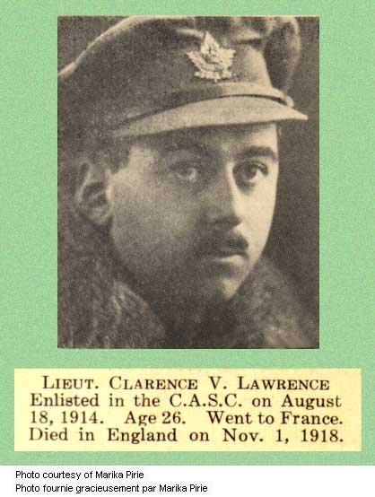 Photo of Clarence Victor Lawrence