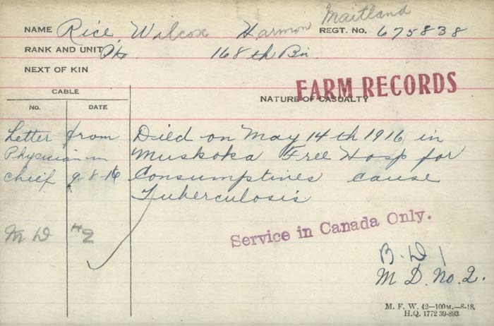 Circumstances of Death Registers