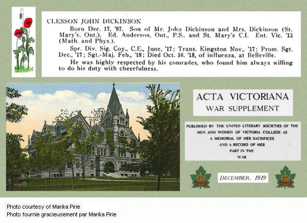 Acta Victoriana War Supplement