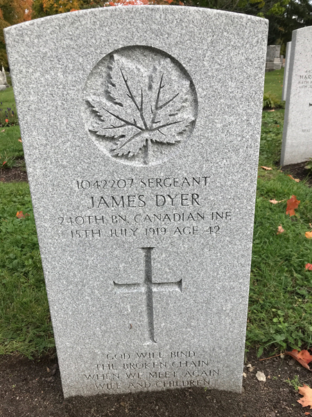 Grave marker