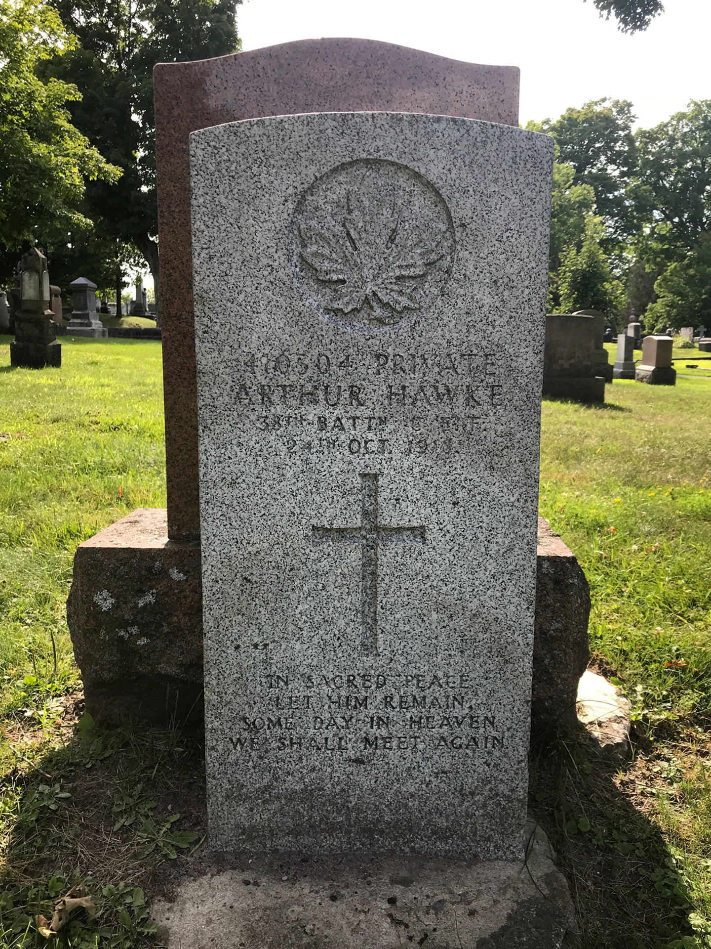Grave marker