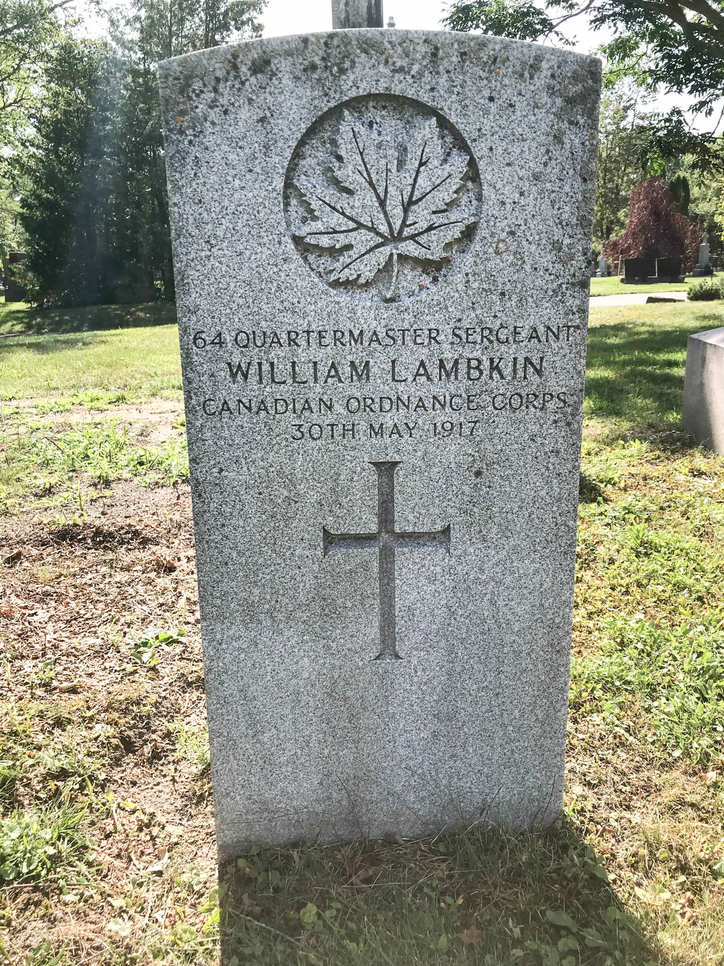 Grave marker