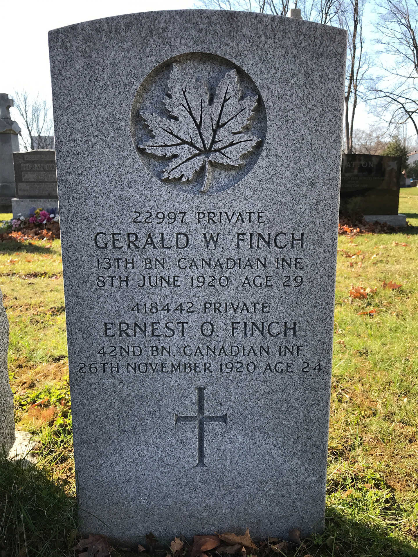Grave marker