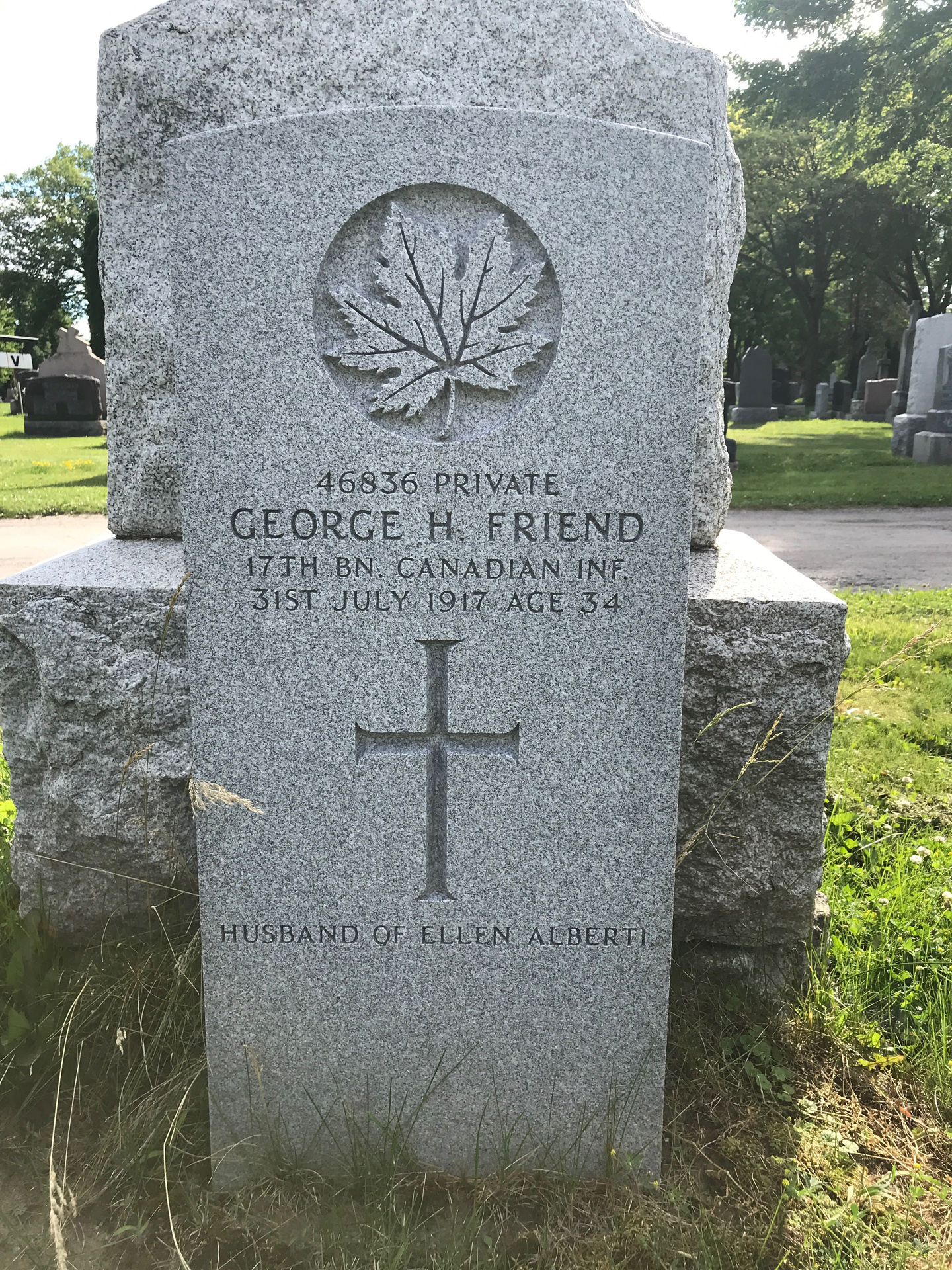Grave marker