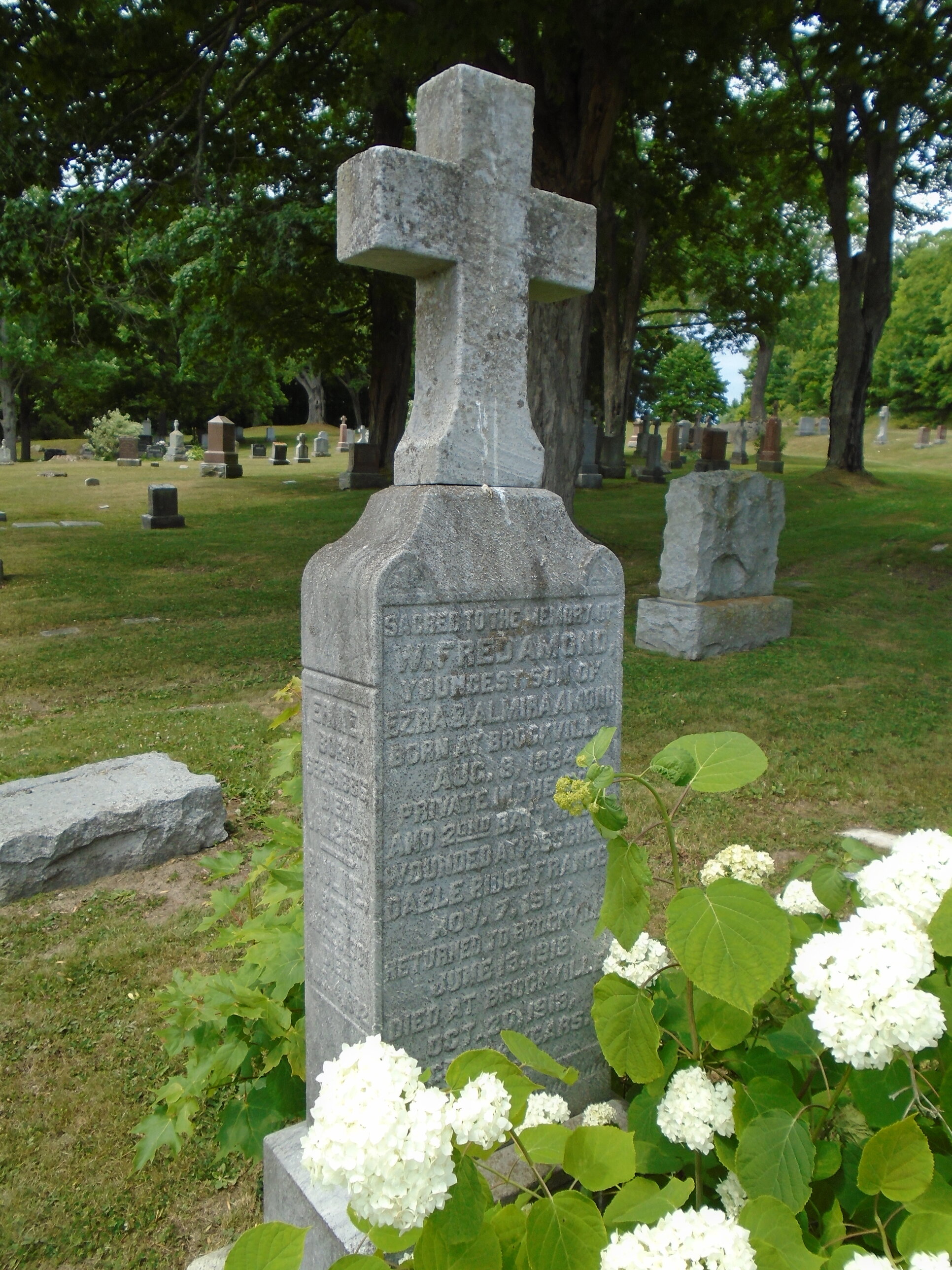 Grave marker