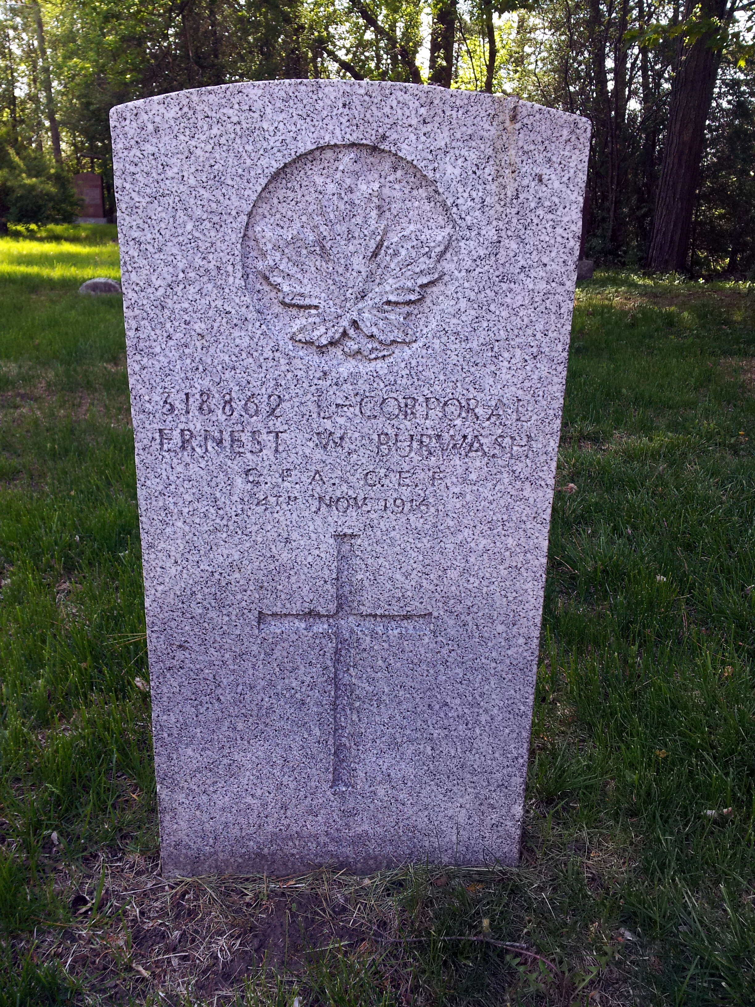 Grave marker
