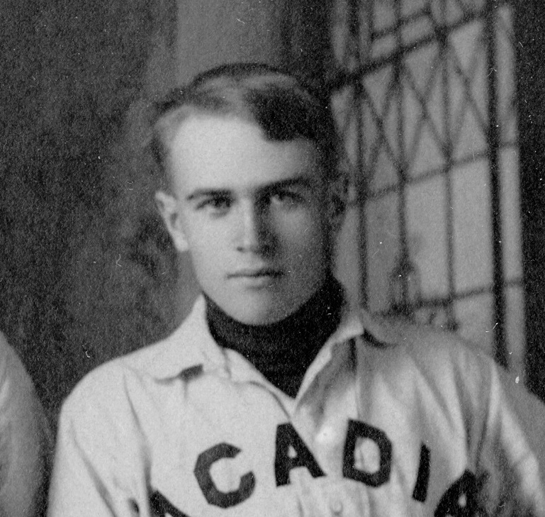 Acadia University baseball player