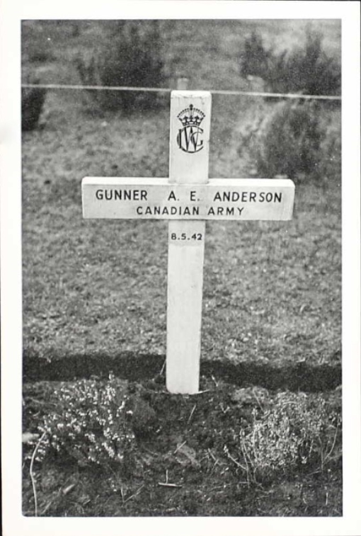 Temporary grave marker