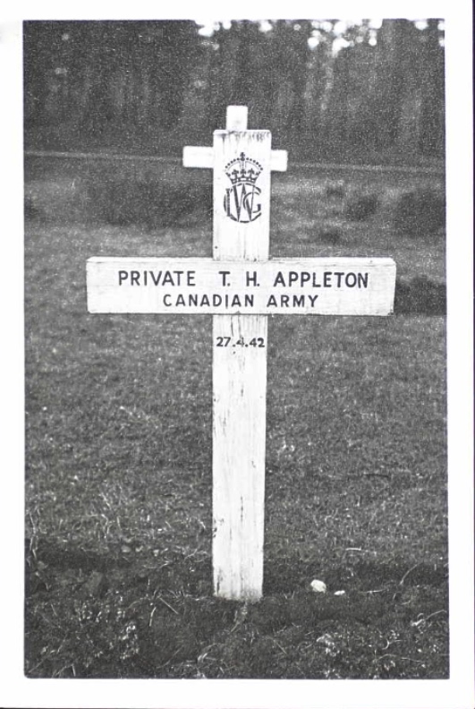 Temporary grave marker